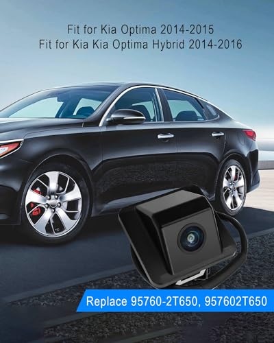 Image of HD 1080P Rear View Backup Reverse Camera Replace 95760-2T650 Fit for Kia Optima 2014 2015 Hybrid 2014-2016, IP68 Waterproof 170Wide Angle