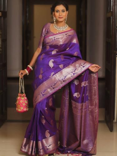 Veglari gold kanjivaram silk saree – image 5