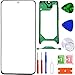 XFU Kit de Remplacement de réparation Ecran Tactile Vitre Avant pour Samsung Galaxy S20 SM-G980F Vitre Frontale avec des Outils de réparation（Noir