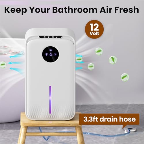 Lonxfy Dehumidifier,88Oz Dehumidifier For Bedroom With Drain Hose Quiet Small Dehumidifier For Bathroom Home Room Basement Portable Mini Dehumidifiers For Rv Closet (800Sq.Ft) thumb #1