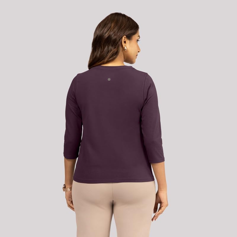 Image of BlissClub Women's Cotton Blend Regular fit T-Shirt