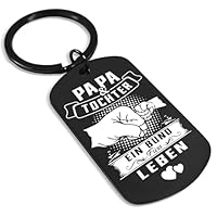 PeakPeek Vater Tochter Geschenk, Vatertagsgeschenk für Papa, Schlüsselanhänger Papa Geschenk, Bester Papa Geschenke für Geburtstagsgeschenk Vatertags Weihnachten Ostern Neujahr Dankeschön