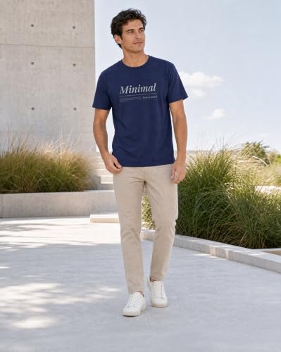 Image of Nobero Men's Regular Graphic Printed T-Shirt for Men | Soft Cotton | Classic Fit | Printed Casual Tshirt for Men