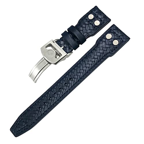 Bracelet montre cuir tressé 21mm idéal pour le quotidien actif