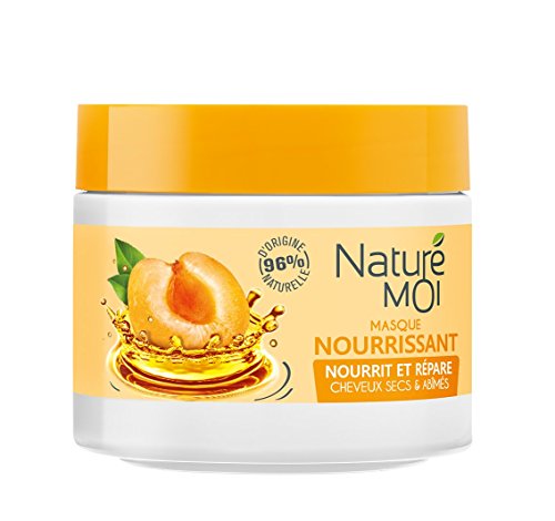 Naturé Moi u0096 Masque nourrissant u0096 À l'abricot du Roussillon et l'huile d'argan bio u0096 Protège et répare les cheveux secs ou abîmés u0096 300ml