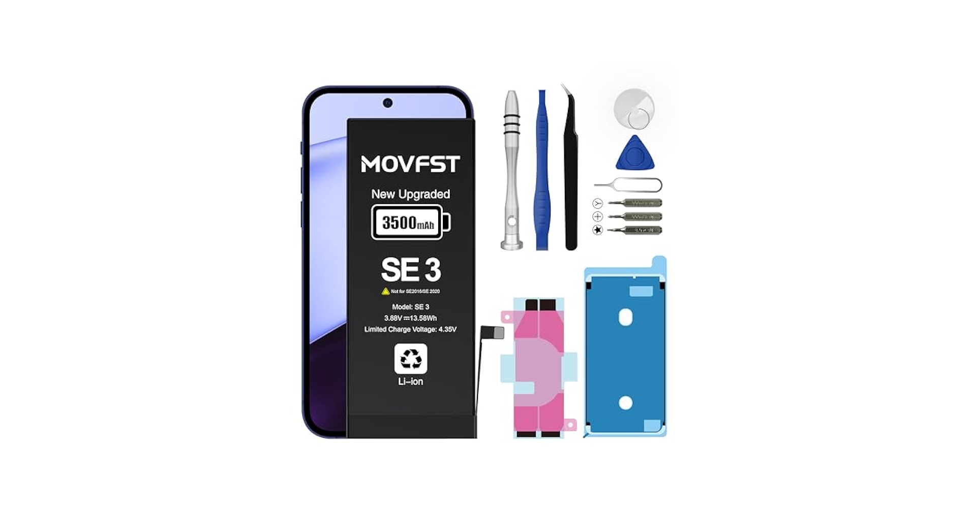 Amazon.com: MOVFST Replacement for iPhone SE 2022 3rd Gen