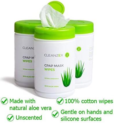 CPAP 210 Wipes 3-PACK CleanzEX Eco-Friendly, 100% Cotton - FAST SHIPPING!!! B36