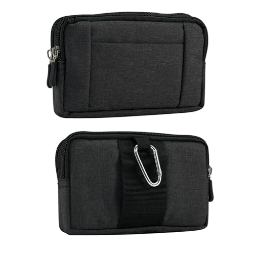 Herren Gürteltasche für Smartphone, Handy Bauchtasche quer Gürtel...