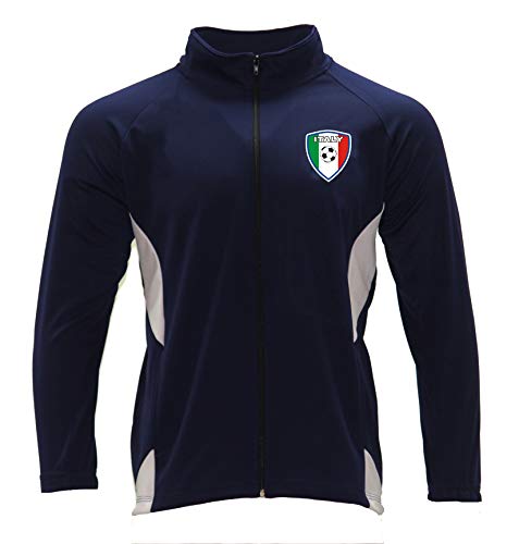 ARZA Youth Track Jacket Italy Color Navy Blue/White