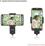 Support pour téléphone Stabilizer Gimbal Smartphone Clip Clamp Bracket Compatible avec hohem iSteady Pro/Pro 2/Mobile+ Stabilisateurs