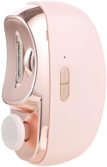 LYAROMIS Automatic Nail Clipper with Nail File, Electric Baby Nail Clippers with Light, Rechargeable Nail Clippers with Catcher, Electric Nail File for Baby Kids Seniors Caregivers (pink)