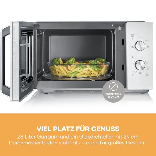 Severin Solo-Mikrowelle, 28 L, 900 W, 5 Leistungsstufen, Drehteller, 900 W – Ansicht 6