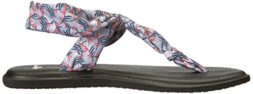 Sanuk Women's Yoga Sling Ella Sandal 2018, Grey Paradise Palms, 10 M Us #TOP5