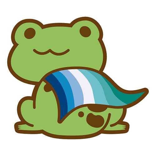 Hokum and Snark MLM Pride Chibi Superhero Frog Enamel Pin in Gay Male LGBT+ Flag Colors | Subtle Pride Jewelry, purple, pink, blue