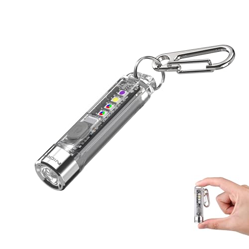 NICRON K11 EDC Flashlight，400 Lumen with Sidelight Handheld Flashlights USB C Rechargeable Pocket Light Mini Keychain Flashlight,for Daily Using,Backpacking,Camping and Hiking