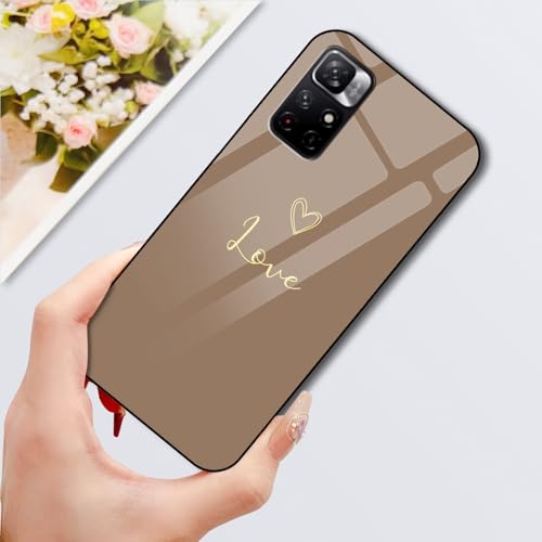 Image of COLORflow Back Cover Compatible with Redmi Note 11 5G / 11S 5G | Heart Notes Color Customized | Shockproof TPU Bumper with Camera Protection Back Cover Compatible with Redmi Note 11 5G / 11S 5G