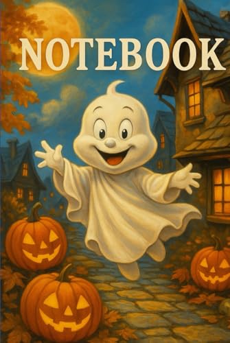 Happy Halloween Edition Notebook (200 Pages) Hardcover Cute & Spooky