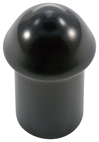 Image of Caplugs VCF-750-16 VCF Series, Black Vinyl Caps with Flanges, Protective Closures, Thread Protectors, Dust and Moisture Seals, Masking, Color Coding, 0.750 inch W x 1.000 inch L, Pack of 40 (99390306)