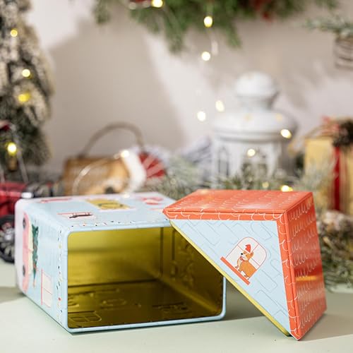 Almacenamiento de dulces de Navidad para evitar galletas rotas 7