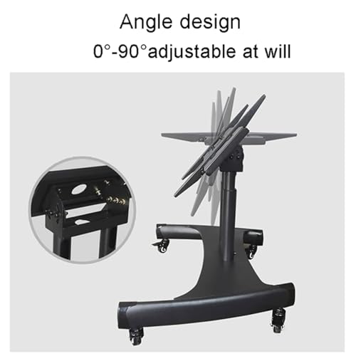 Soporte Móvil para TV de 32 a 70 Pulgadas Ajustable en Altura miniatura 3