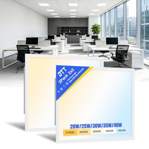 JTT 2-Pack 2x2 LED Flat Panel Light