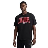 GAME 7 x NHL Men's Officially Licensed Graphic Short Sleeve Lightweight Crew Neck Cotton Team T-Shirt Black