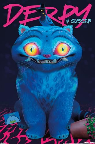 Netflix KPop Demon Hunters (2025) - Derpy & Sussie Wall Poster, 34L" x 22.4W", Unframed Version