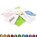 Produktbild LALALO Schäfchen Schmusetuch Bestickt mit Namen für Baby & Kinder personalisiert, Kuscheltuch Mehrfarbig (Blau, Grün, Rosa, Weiß) für Junge und Mädchen