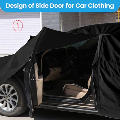 Image of STHIRA UV Resistant Car Cover 210D Oxford Reflective Universal 14.5ft
