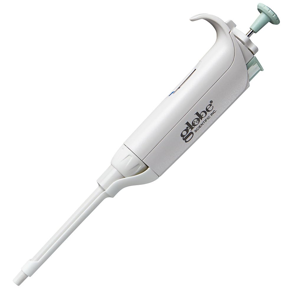 LTS Compatible Pipette, Diamond PosiStop, Fully Autoclavable, Single Channel Pipettor, Fixed Volume, 10-100ul, Green