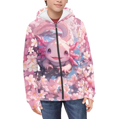 Image of Biyejit Kids Novelty 3D Graphic Printed Hooded Sweatshirt
