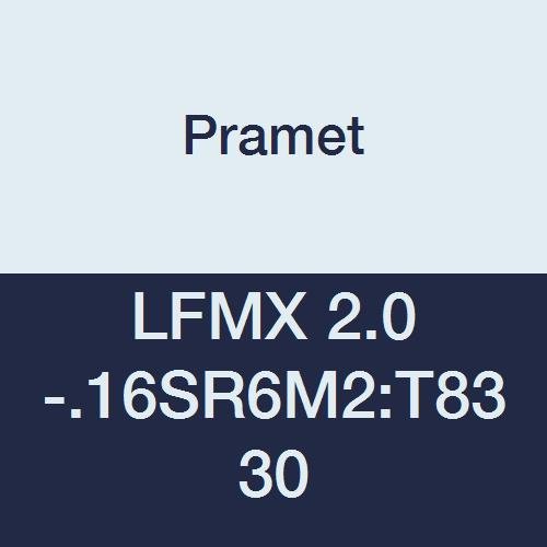 LFMX 2.0-.16SR6M2:T8330 Carbide Indexable Part Off Insert, Stainless Steel Geometry, 6 Degree Right Hand, Overall Width 0.079", 1 Cutting Edge, PVD, 90 Degree Rectangle, Gold (Pack of 10)