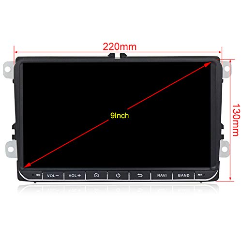 Android 10.0 System 9 Inch Car Stereo For Volkswagen Vw Passat Golf Mk5 Jetta Tiguan T5 Skoda Seat Gps Car Navigation Gps Radio #TOP1