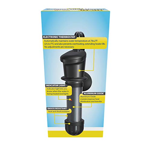 Tetra 26446 HT Submersible Aquarium Heater With Electronic Thermostat, 100-Watt, Multicolor, 10-30 Gallon by Tetra - Image 2