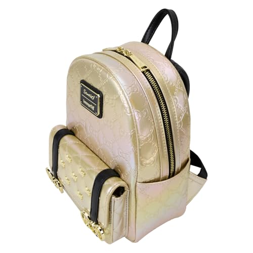 Loungefly Sanrio 50th Anniversary Metallic Gold Mini Backpack3