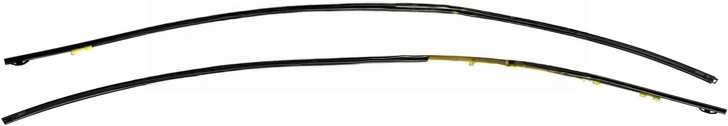 Suitable for Left & Right Molding Drip Side Set for Honda Civic 2006-2011 | Windshield Roof Trim Set Replacement | Part Numbers 73168-SNA-013 & 73158-SNA-013