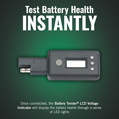 Battery Tender Voltage Indicator Battery Tester, Lcd Display With Led Charge Indicator #TOP1