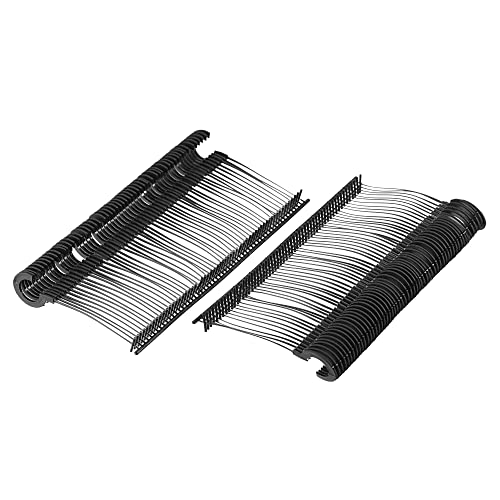 MECCANIXITY J Hook Standard Tagging Fasteners Plastic Regular for Garment Price Tag Label Tagging Barbs Black 1.36 Inch Pack of 500