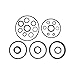 Autu Parts Trim and Tilt Oring and Seal Kit for Johnson Evinrude 435567 & 766446 25HP 35HP 40HP 48HP 50HP, 1989-2004 Replace 0435567, 0339849, 0333496, 0912298