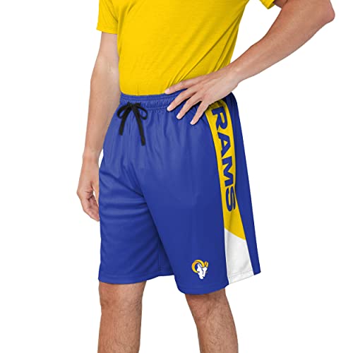 Image of FOCO NFL Mens NFL Team Logo Side Stripe Training Shorts
