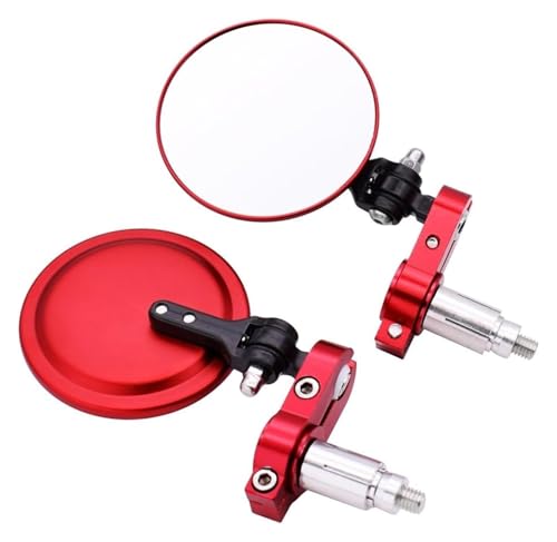 Espejos Moto Manillar Suzuki GSXR 600 750 K1 K2 K3 K4 K5 K6 K7 K8 K9 Retrovisores Rojos