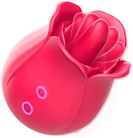 Miniatura 7 de Vibrador de juguete rosa para mujer, mini estimulador de clítoris para lamer la lengua con 9 placeres vibradores para estimulación del clítoris y
