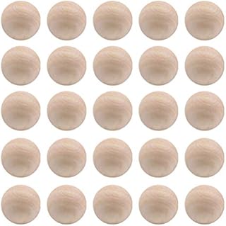 MILISTEN 300 Pcs Mini Wooden Balls Natural Unfinished Wood Balls Round Craft Balls Spheres for DIY Painting Carving Jewelry Making