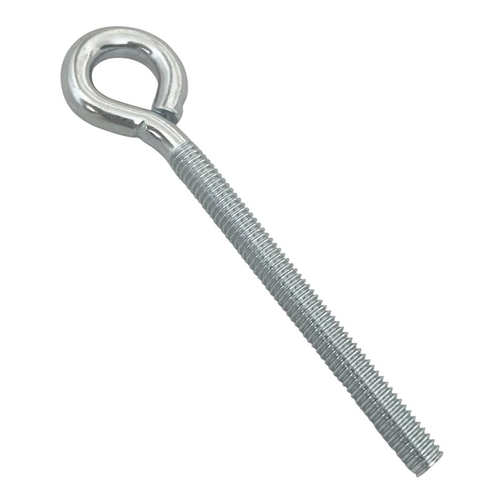 300 viti ad anello M6/100 mm | vite a occhiello M6/100 mm, bulloni ad occhio per un fissaggio sicuro, in acciaio zincato, ideale per interni ed esterni