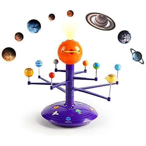 Science Can Solar System for Kids, Talking Astronomy Solar System Model Kit, Space Toys with 8 Planets, Planetarium Projector STEM Toys for 3 4 5+ Years Old Boys Girls Cover
