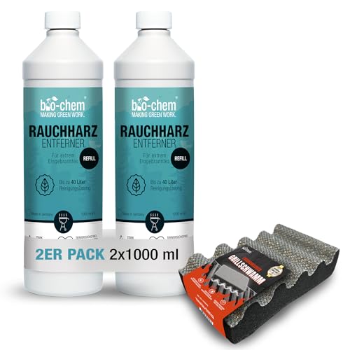 Bio-Chem Nettoyant Barbecue et Four 2 x 1L avec Éponge