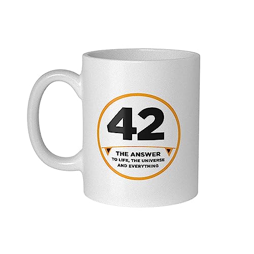 getDigital 42 Tazze per Nerds e Geeks Ceramica, Bianco, 10 x 10 x 10 cm