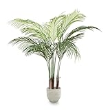 MAIA SHOP Palmera Areca Artificial 120 cm, sin Mantenimiento