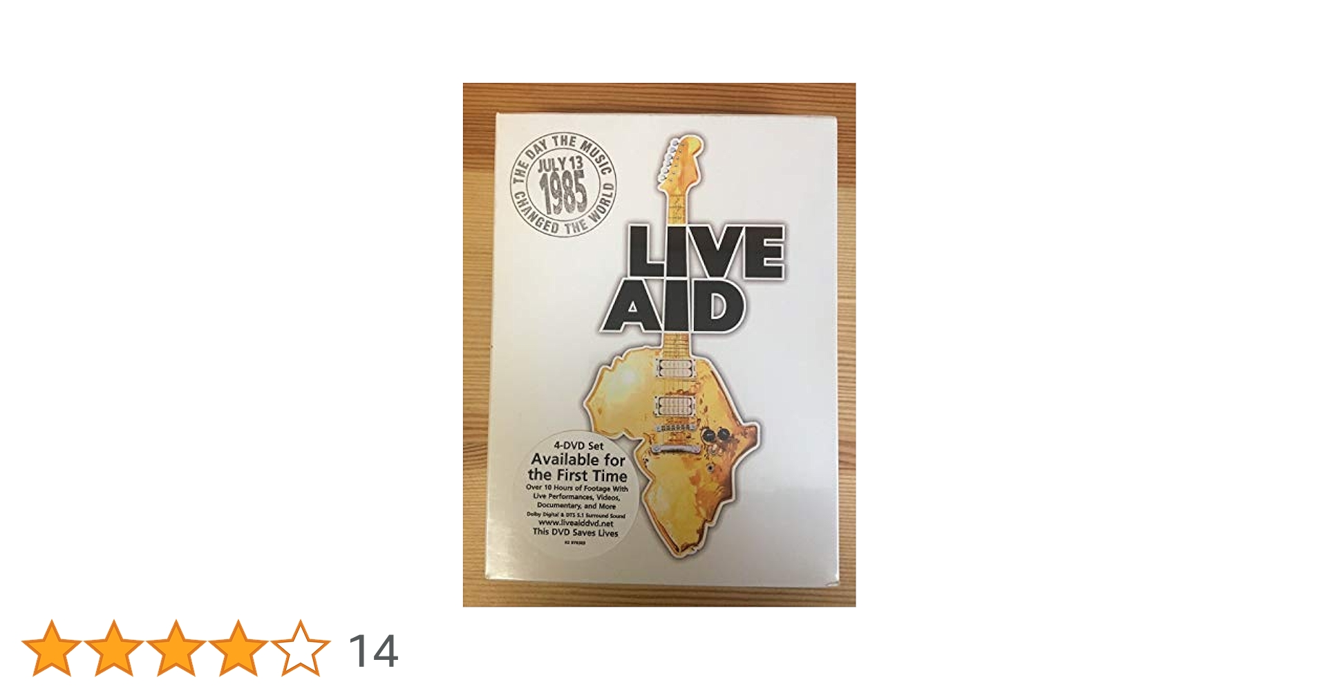 LIVE AID dvd4枚Box Live Aid (4 Disc Set): Amazon.ca: Movies & TV Shows