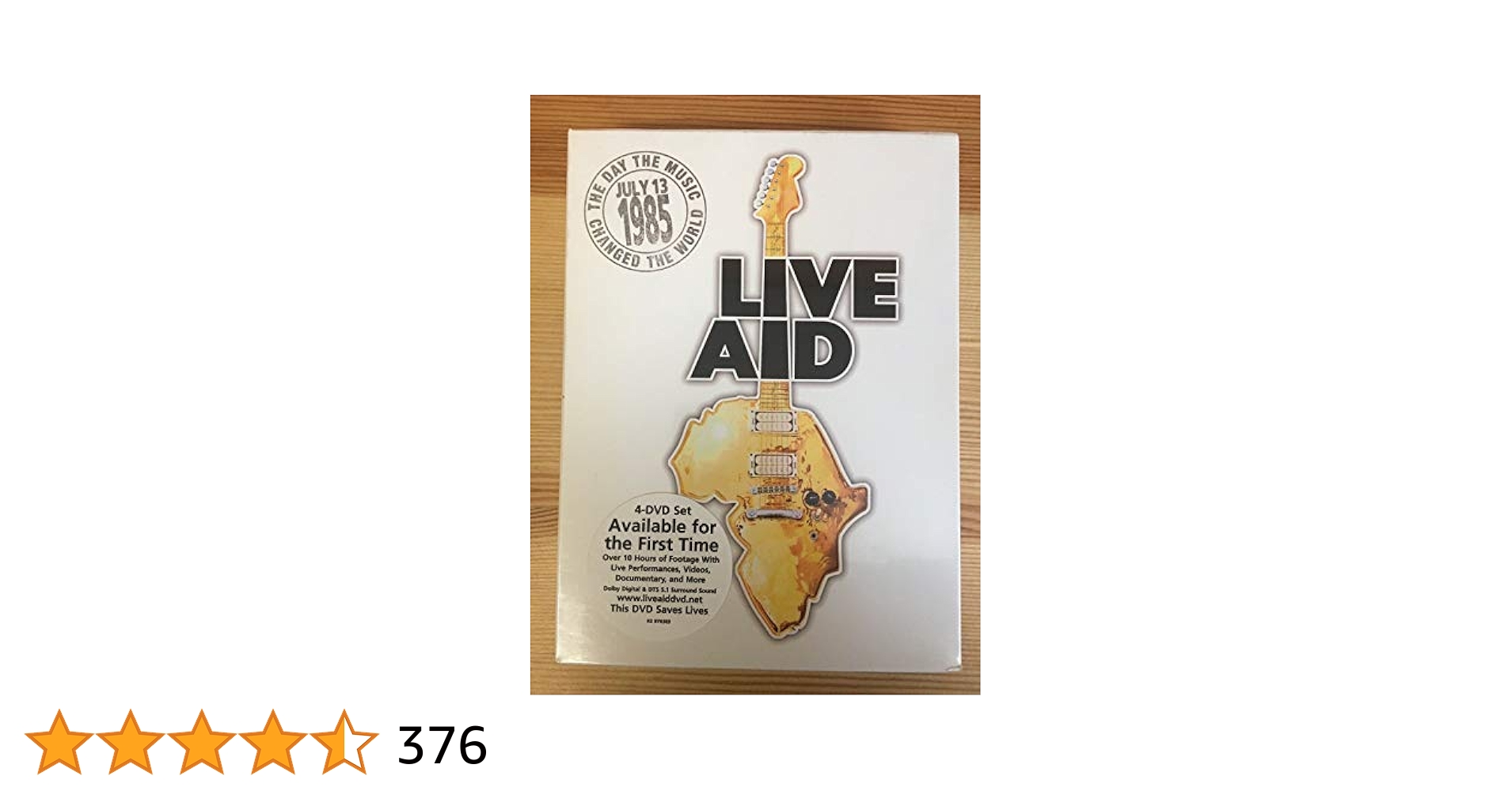 【美品】LIVE AID 4枚組DVD Live Aid (4 Disc Set): Amazon.ca: Movies & TV Shows